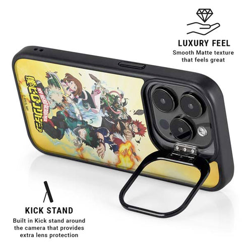 My Hero Academia Hero Team Season 4 iPhone 15 Pro Kickstand Case